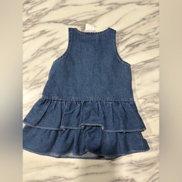 VINTAGE- FISHER PRICE DENIM DRESS - Size 3 - Picture 7 of 7